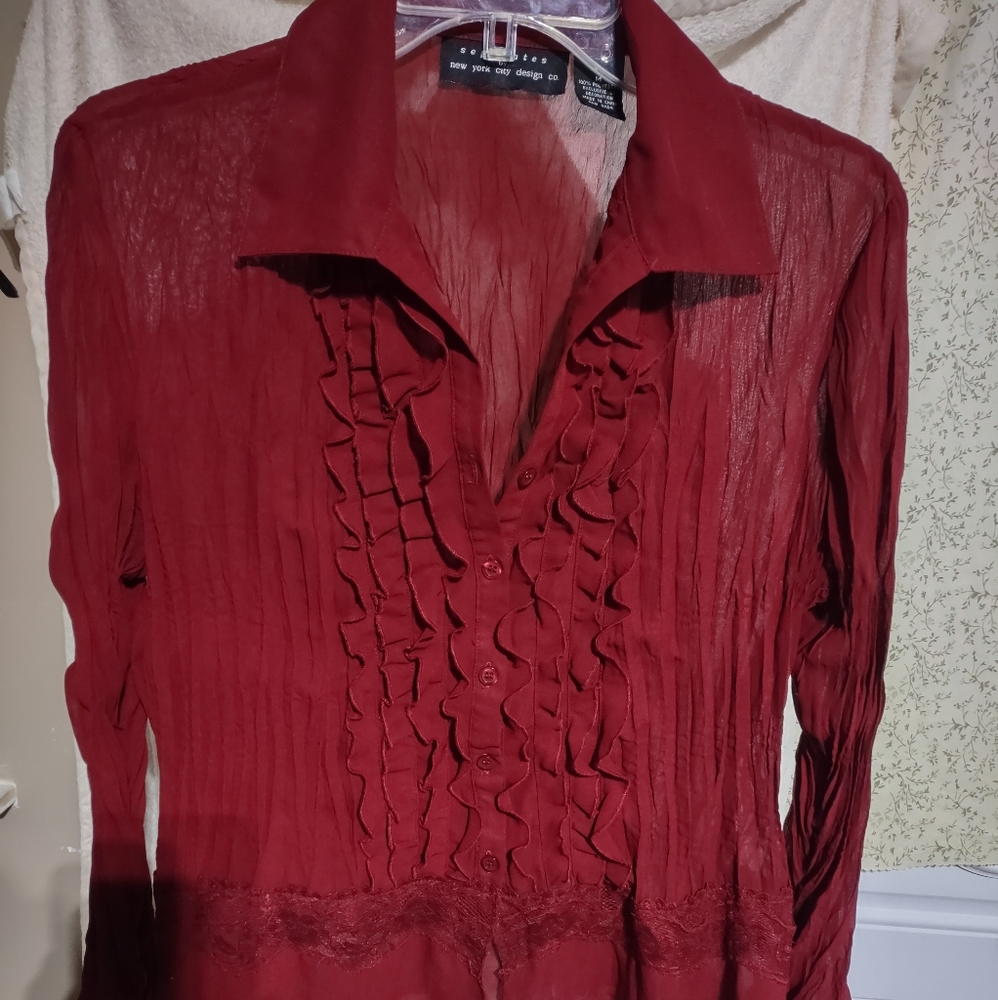(665) Separates by New York City design Co. size M , Top, Blouse